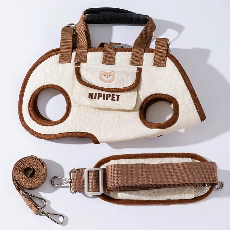 Pet carrier shoulder bag
